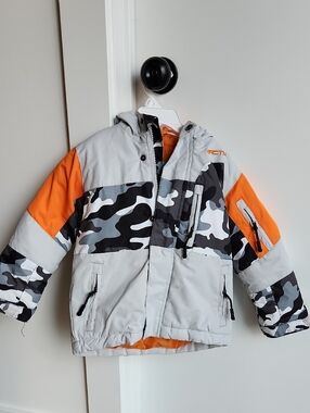 Arctix Toddler Winter Jacket - Camo & Orange